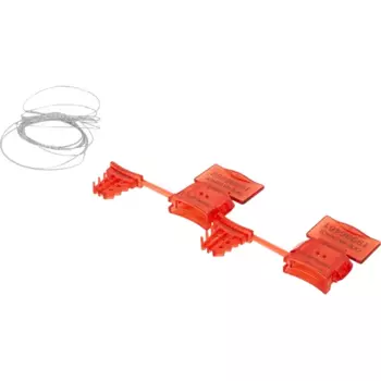 Комплект трос и пломба Европартнер с пластиковой защелкой 10 шт.