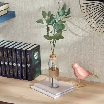 Композиция декоративная Atmosphera Зеленая ветвь стекло 7x48 см