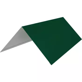 Конек плоский 146x146 мм 2 м RAL 6005 зеленый