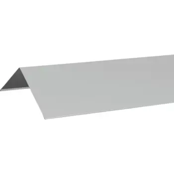 Конек плоский 146x146x2000 мм цвет белый