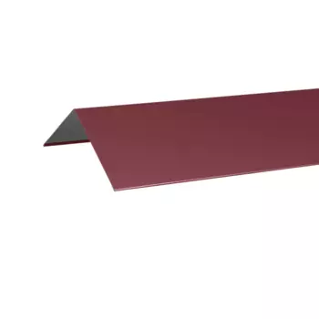 Конек плоский 150x150 2 м 0.4 мм RAL 3005 красный