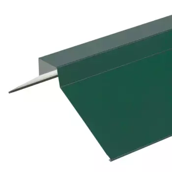 Конек плоский 150x150 2 м 0.4 мм RAL 6005 зеленый