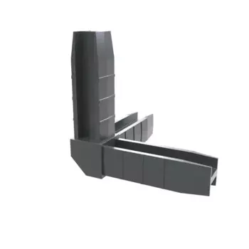 Коннектор 3 Лофт Bevel цвет графит