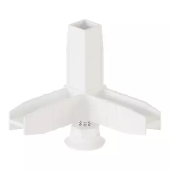 Коннектор для штанги 3 Лофт с регулируемой опорой алюминий цвет белый