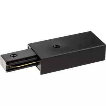 Коннектор питания Ritter 59756 2 для трекового шинопровода встраиваемого боковой цвет черный