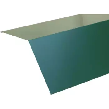 Конёк плоский 193x193 мм 2 м 0.4 мм RAL 6005 зелёный