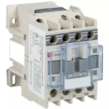 Контактор EKF КМЭ 1NO 12 А 220 В