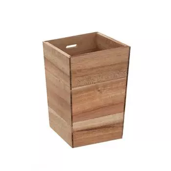 Контейнер Delinia ID, 10х10х14.7 см, дерево, цвет коричневый