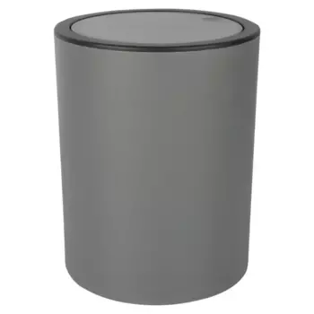 Контейнер для мусора Swensa Lensk Soft SWB-9024DGR 5 л пластик цвет темно-серый матовый