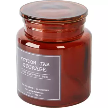 Контейнер для ватных палочек Vidage Fiole цвет коричневый