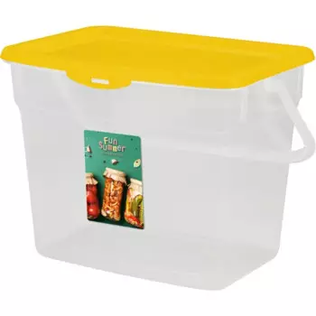 Контейнер с крышкой Fun Summera 6 л полипропилен цвет желтый