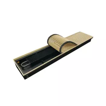 Конвектор внутрипольный Gekon с решеткой 230x1200 мм бежевый