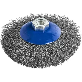 Кордщетка конус для УШМ Практика 773-354 M14x115 мм