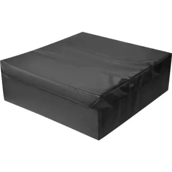Короб для хранения с крышкой 55x18x52 см полиэстер цвет черный