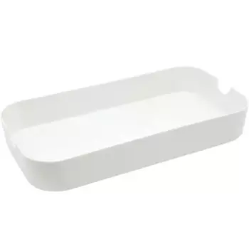 Короб для выдвижного ящика прямоугольный Sensea Remix L цвет белый 16.3x4.7x30.2 см