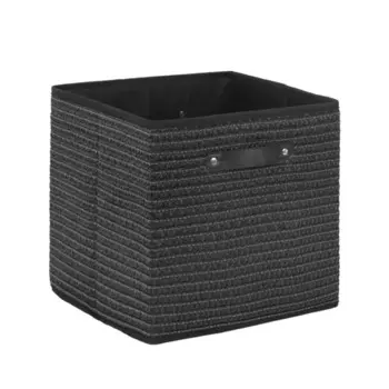 Короб Spaceo KUB 31x31x31 см 29.7 л полипропилен цвет чёрный