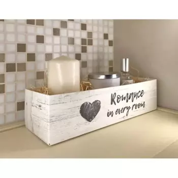 Коробка для хранения Графио 01 30x10.5x8 см полипропилен бело-черный