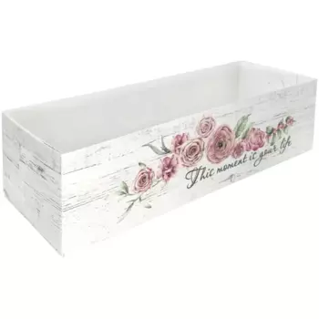 Коробка для хранения Розалия 01 30x10.5x8 см полипропилен разноцветный