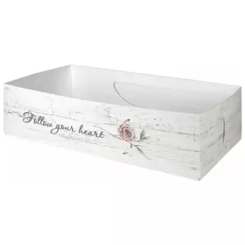 Коробка для хранения Розалия 03 30x15.5x8 см полипропилен разноцветный