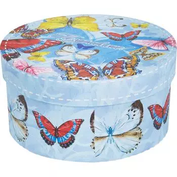 Коробка подарочная 76867, картон, 14х14х7 см