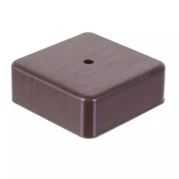 Распределительная коробка открытая TDM 75x75x28 мм 4 ввода IP40 цвет дуб