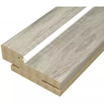 Коробочный брус Челси 2070х70х28 мм финиш-бумага ламинация цвет дуб пепельный