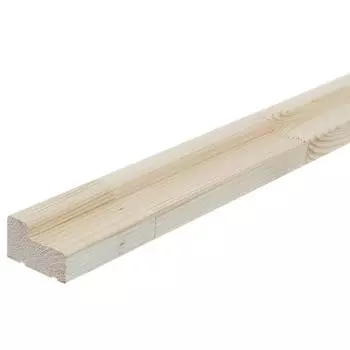 Коробочный брус сращенный 2100x65x40 мм массив дерева сорт А