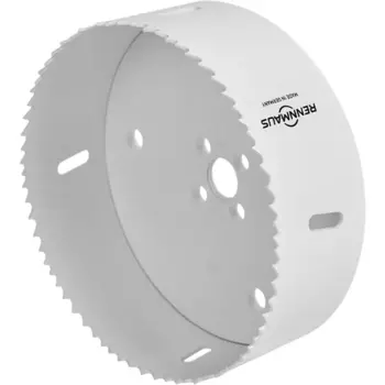 Коронка по дереву и стали Rennmaus 121 мм крупный зуб