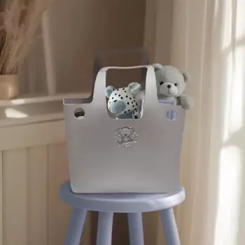 Корзина Berossi Mommy Love 11.06x34.36x28.0 см пластик дымчато-серый