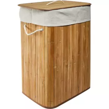 Корзина для белья Vidage Cesto 72 л бамбук цвет бежевый