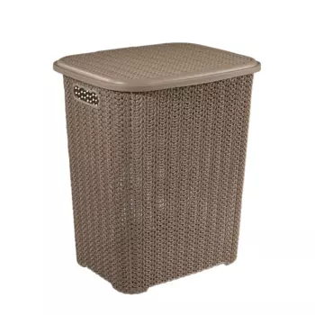 Корзина для белья Виолет Вязь цвет шоколад