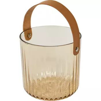 Корзина для фруктов 13 см полиэстер бронзовый