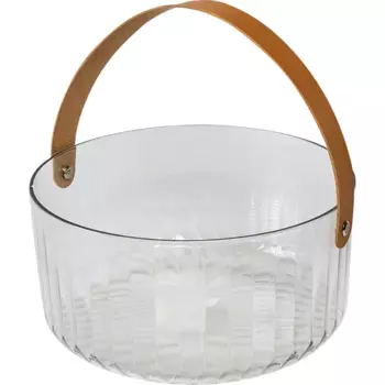 Корзина для фруктов 21 см полиэстер прозрачный