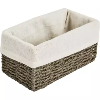 Корзина для хранения 20x10x10 см бумага цвет графит
