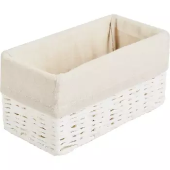 Корзина для хранения 20x10x10 см бумага цвет белый