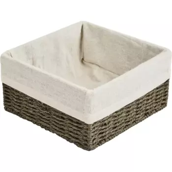 Корзина для хранения 20x10x20 см бумага цвет графит