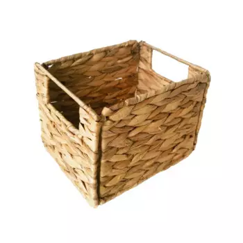 Корзина для хранения 21x15x15 см гиацинт цвет натуральный