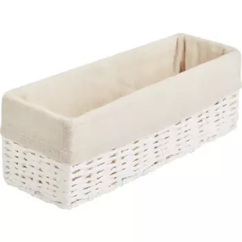 Корзина для хранения 30x10x10 см бумага цвет белый