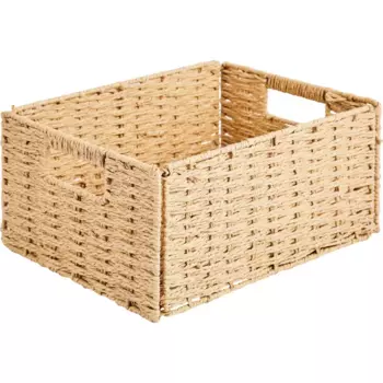 Корзина для хранения 31x15x23 см бумага цвет бежевый