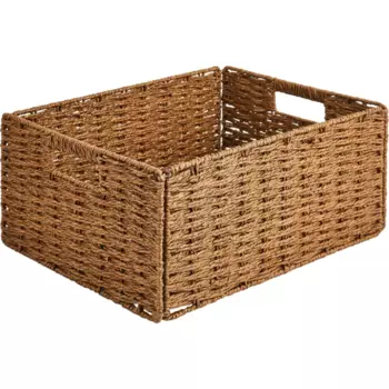Корзина для хранения Spaceo 38x18x28 см бумага цвет коричневый