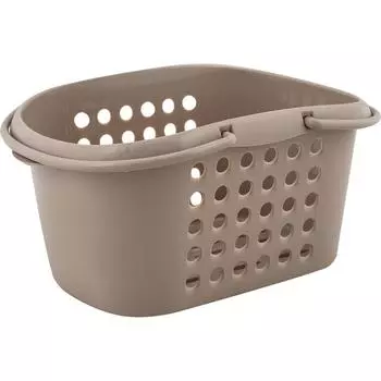 Корзина для хранения «Каплен» с ручками полипропилен цвет голубой