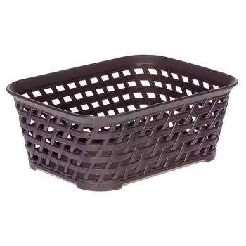 Корзина для хранения «Ротанг» 1 л 18.5х14х7 см цвет коричневый