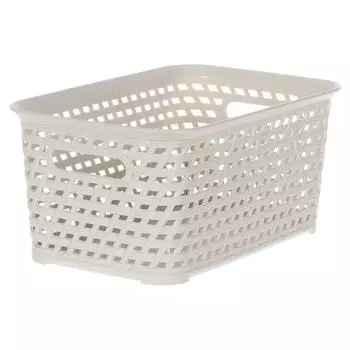 Корзина для хранения «Ротанг» 4 л 28х18.5х12.6 см цвет белый