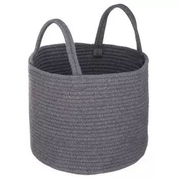 Корзина Хлопок 300х300х250 мм полиэстер цвет серый