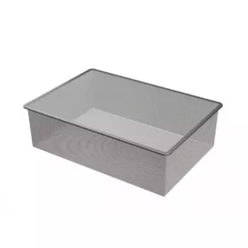 Корзина мелкосетчатая Лион 74.2x51.1x18.5 см цвет серый