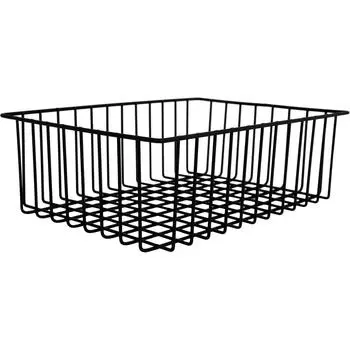 Корзина-органайзер для ящика 33x25x9 см цвет чёрный