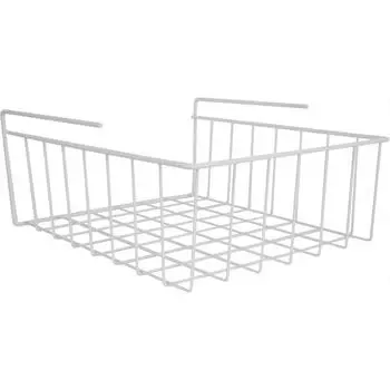 Корзина подвесная 24x28x12 см цвет белый