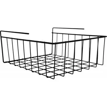 Корзина подвесная 24x28x12 см цвет чёрный