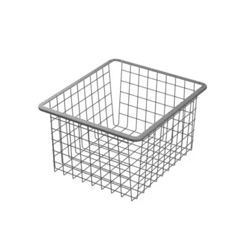 Корзина проволочная Лион 34.2x38.3x18.5 см цвет серый