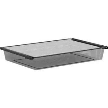 Корзина выдвижная для шкафа Лион 76.8x14.4x51.4 см цвет черный